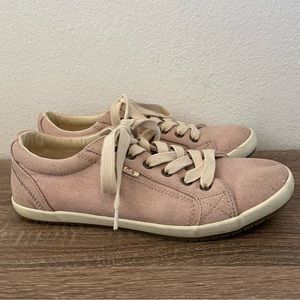 Taos Footwear Blush Canvas Sneakers